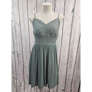Maurices Women's XS Peasant Fairy‎ Crepe Lace Punk Mini V-Neck Dress NEW NWT